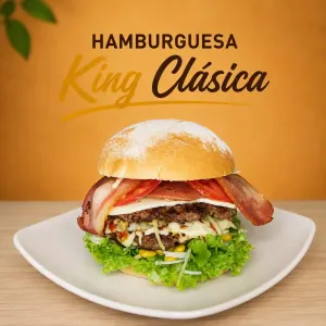 Hamburguesa King Clasica