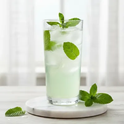 Sirop de menthe à l’eau