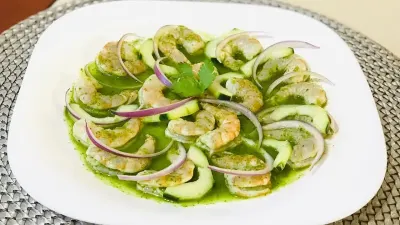 Agua chile verde ahogado