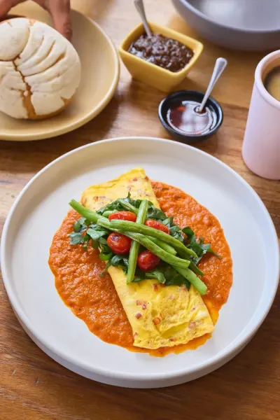 OMELETTE CON HUANZONTLES
