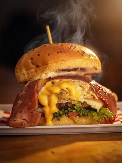 Hamburguesa sencilla