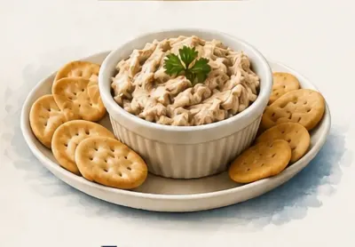 Atún con galletas