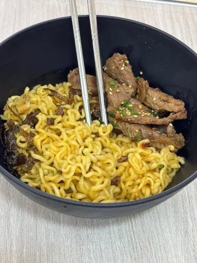 Ramen preparado