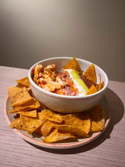 Nachos de pollo