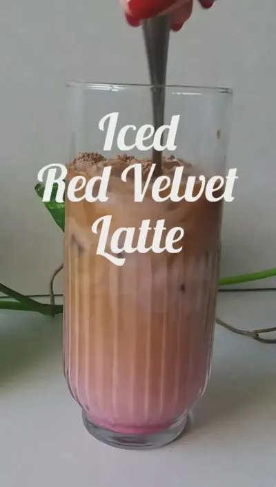 RED VELVET ICE LATTE