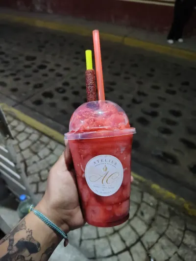 Esmothie de fresa