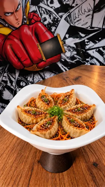 Gyozas de Res