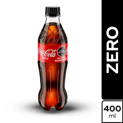 Gaseosa COCA-COLA Zero 400ml