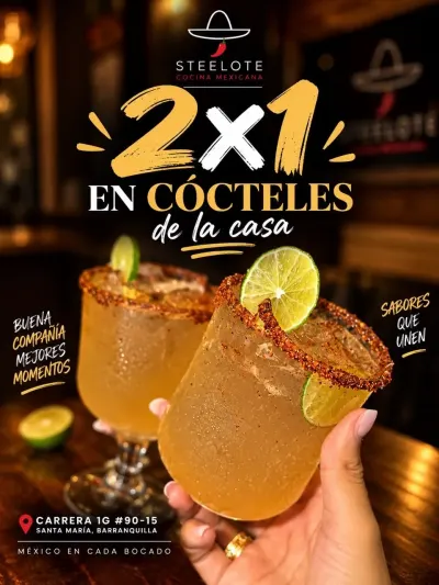 Cócteles 2x1