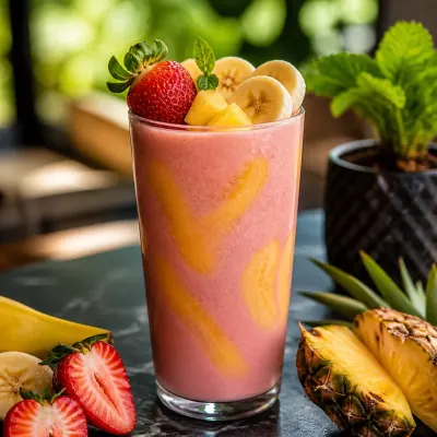 🍍🍓 Strawberry piña colada