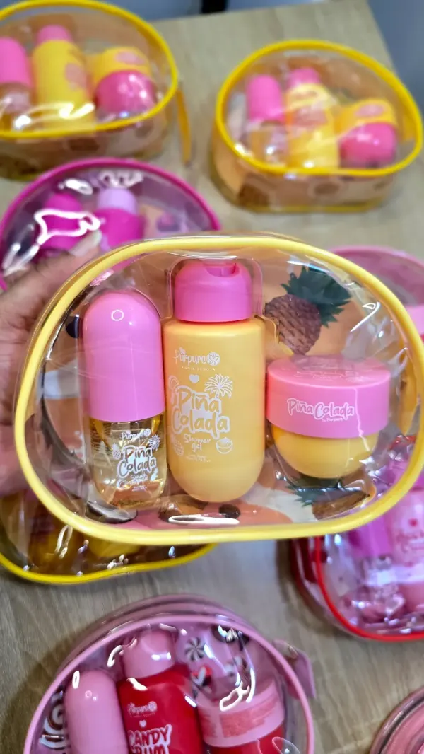 Kit Cartuchera Piña Colada Purpure