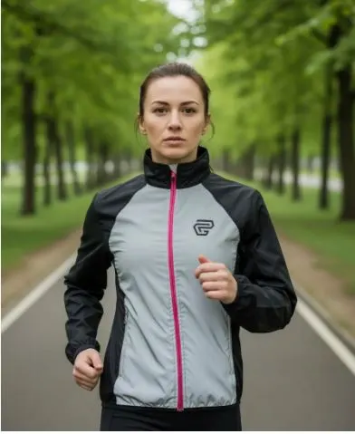 chaqueta cortaviento reflectiva GP