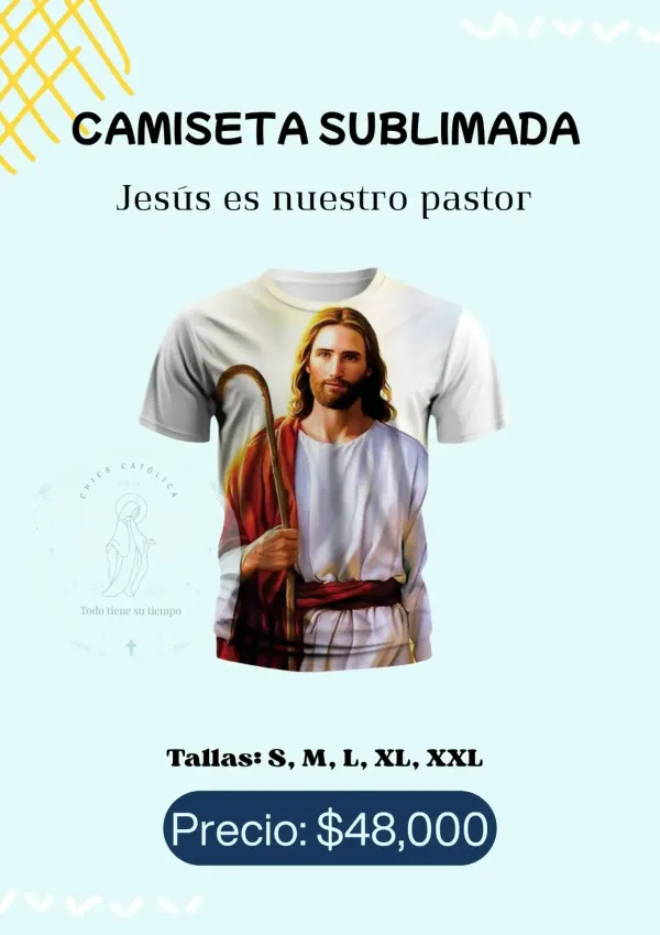 CAMISETA JESUS PASTOR