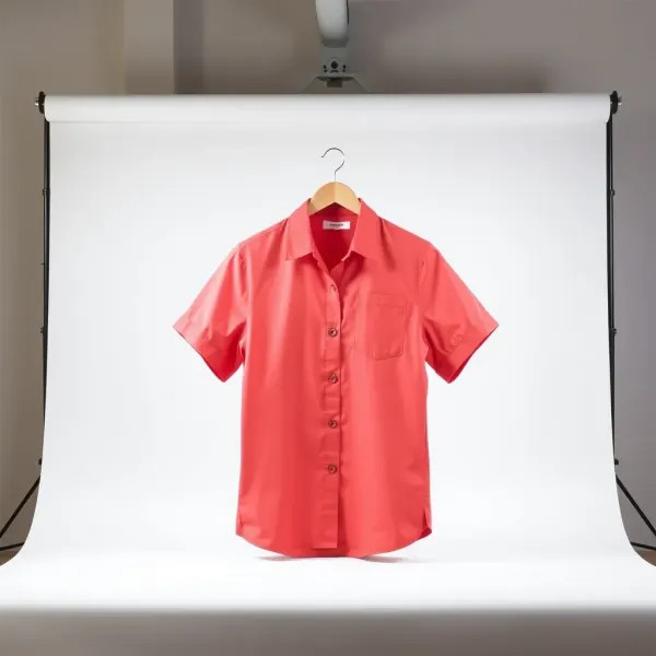 camisa roja para mujer