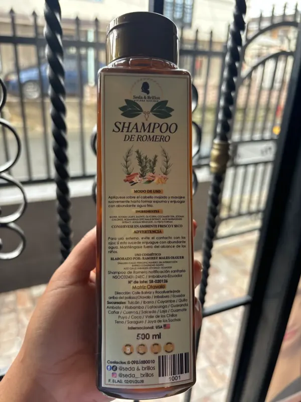 Shampo de romero