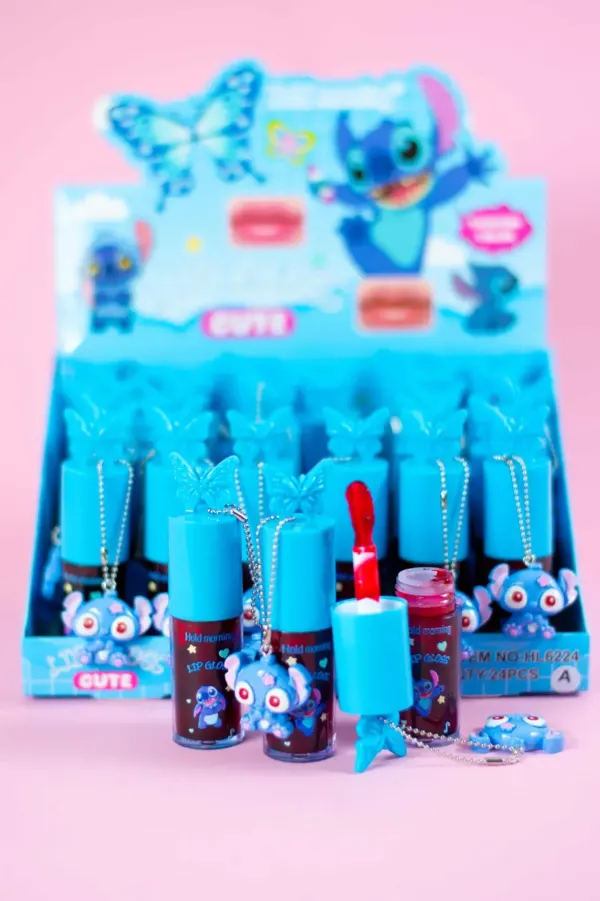 Tinta Para Labios LLavero Aplicador Grueso Stitch