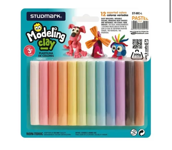 Plastilina de colores 12 und