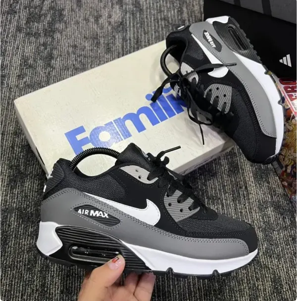 NIKE AIR MAX NEGRO GRIS HOMBRE