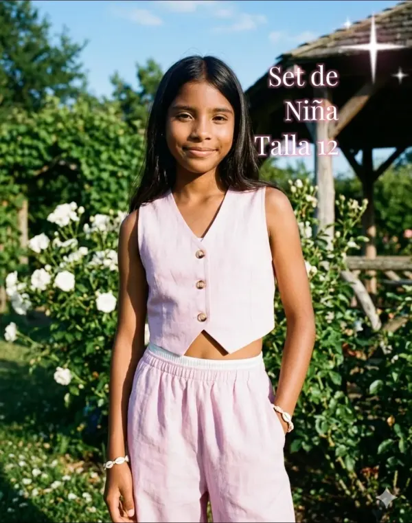 Set rosa talla 12
