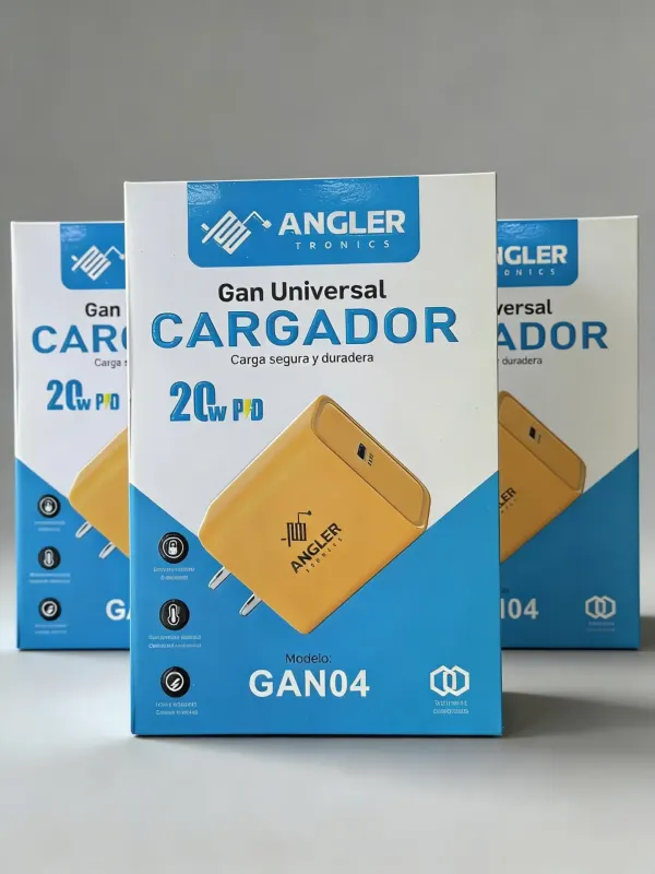 CARGADOR UNIVERSAL ANGLER TIPO C 20W
