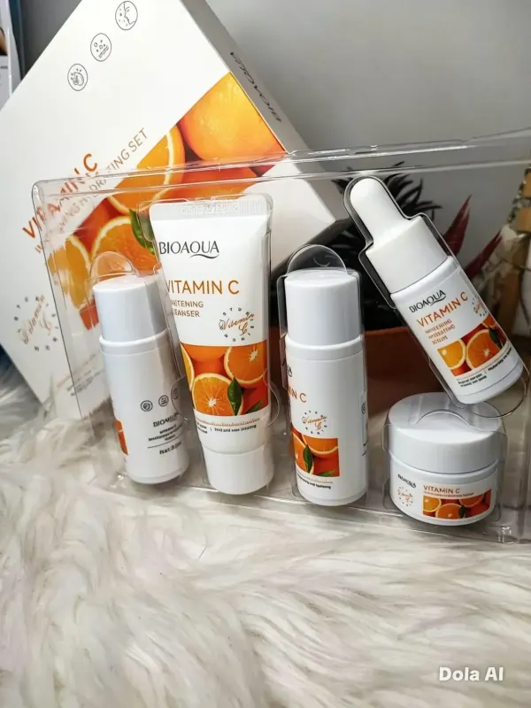 Mini Kit Facial Vitamina C - Rutina completa de skincare