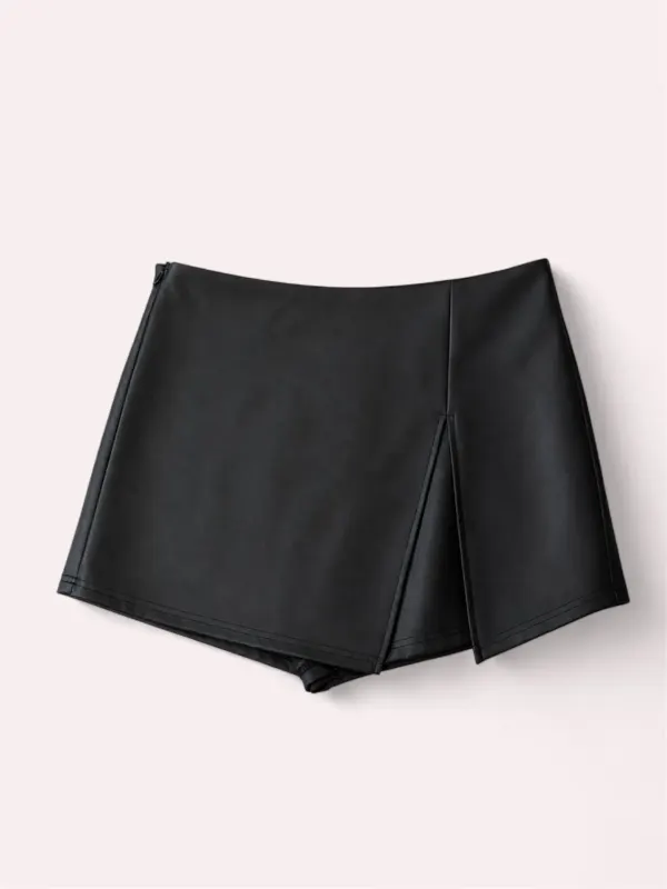 Falda Short Cuerina