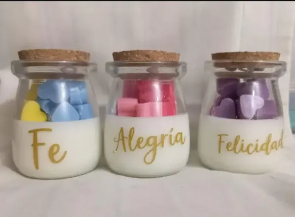 ??? Velas de Vaso “Colección Emociones” ???