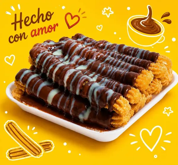 CHURROS SIROPE X6