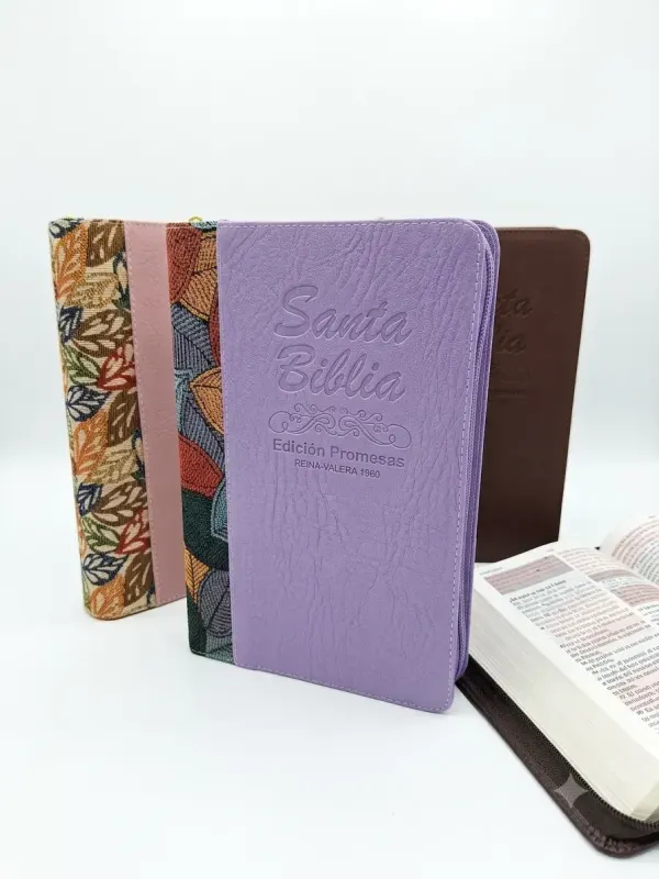 Biblia Lila "Edición Promesas" - Reina Valera 1960 (RVR60) - Letra Grande