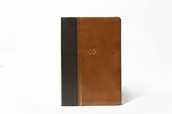 Biblia RVR 1960 de Estudio Temática Miguel Núñez Piel Duotono Marrón