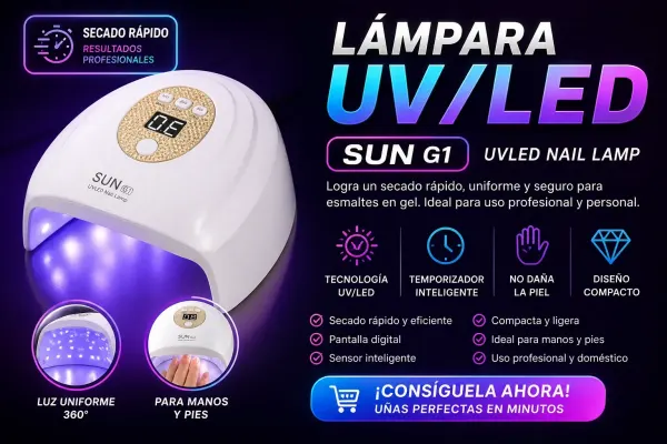 lampara de uñas G1 DE 88 W