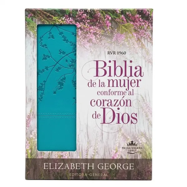 Biblia RVR 1960 Mujer Conforme al Corazón de Dios Aqua