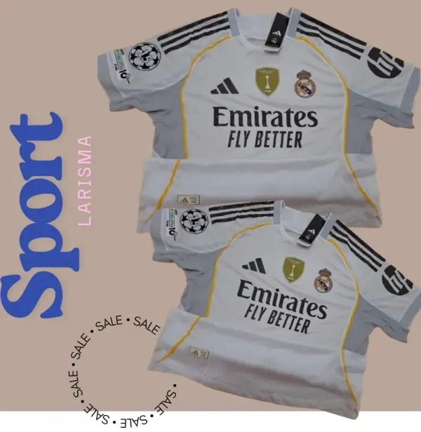 Camisas Real Madrid talla M,L USA.