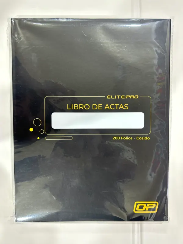 Libro de actas 200 folios