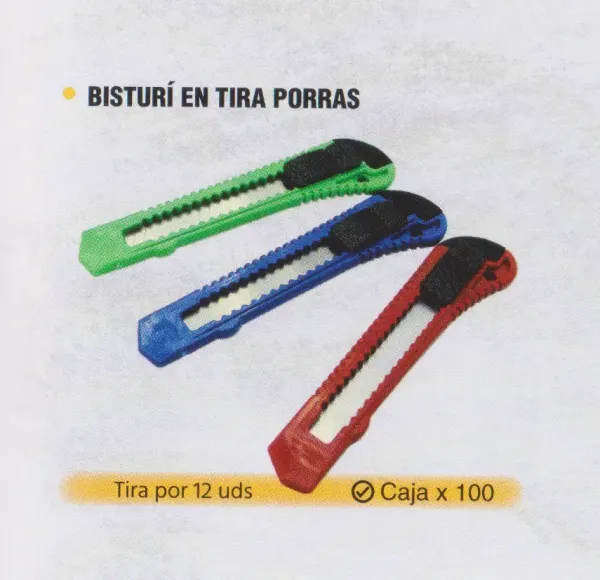 BISTURÍ EN TIRA X 12