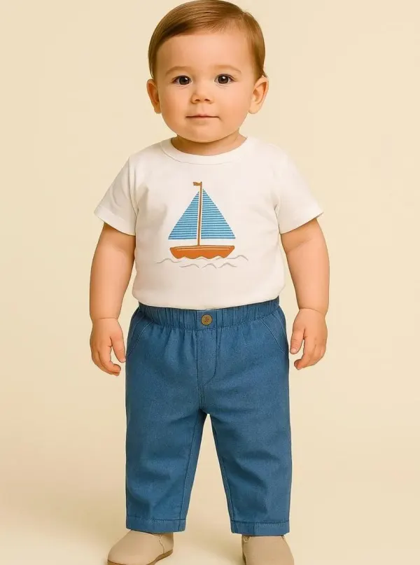 Conjunto Infantil "Pequeño Capitán" – Colección WaKid's