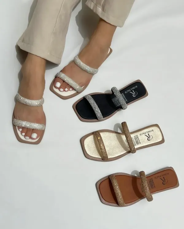 Sandalias brillitos
