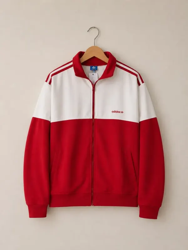 Buzo Rojo- blanco Adidas