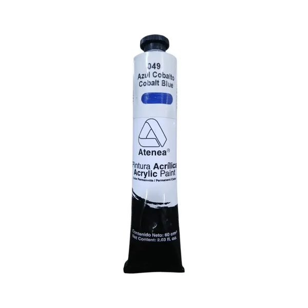 Pintura acrílica de 60ml cobalt blue Atenea®