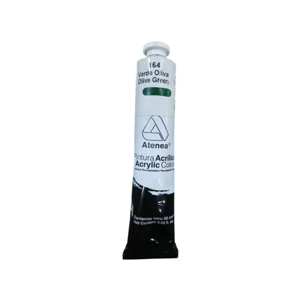 Pintura acrílica de 60ml olive green Atenea®