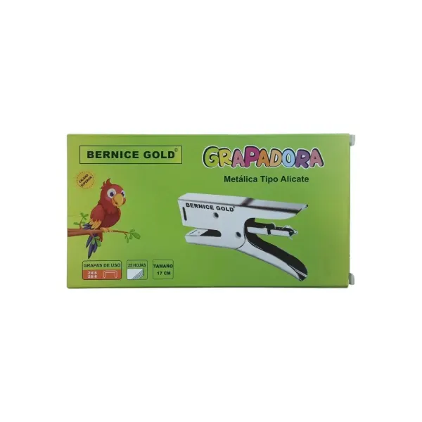 Grapadora 24/6 - 26/6 tipo alicate Bernice Gold®