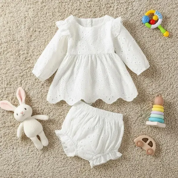 Set Vestido y Bloomer Broderie Blanche