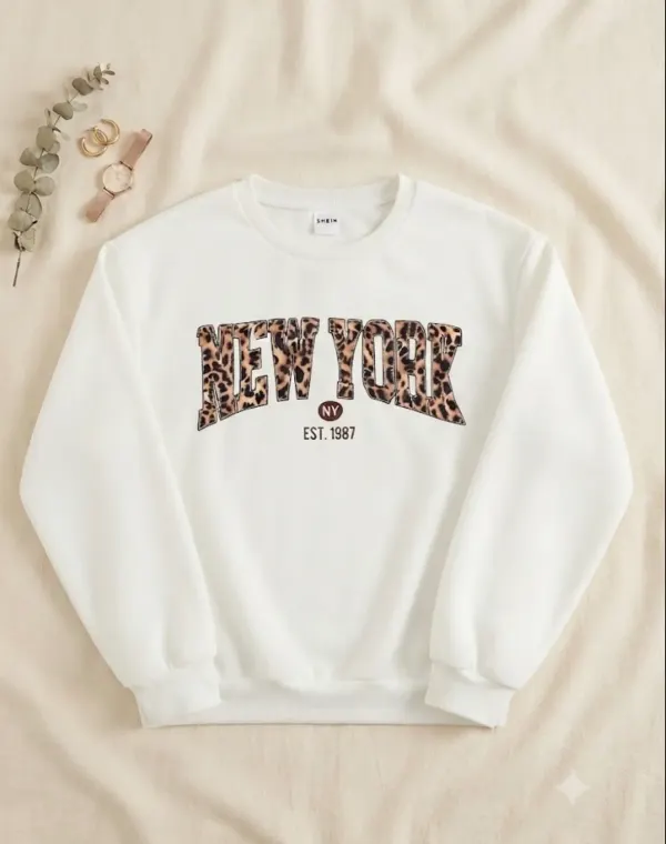Pullover animal print