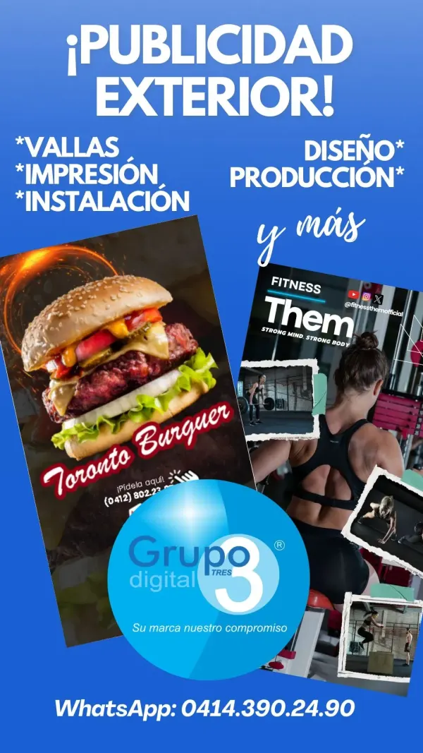 DISEÑO DE PUBLICIDAD EXTERIOR VALLAS, AVISOS, IMPRESIÓN