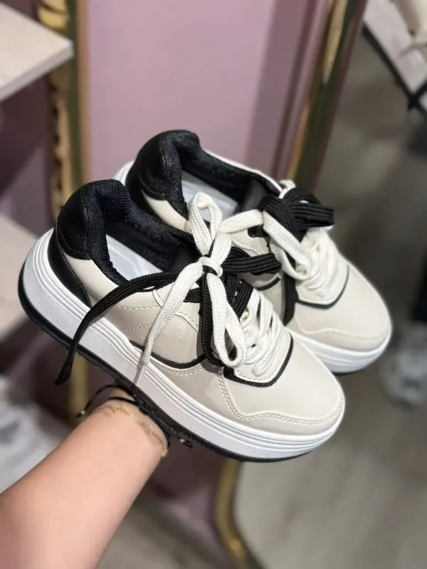 Zapato Black white