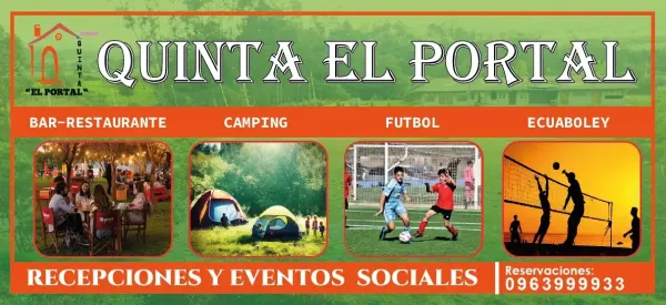 Salon de eventos ,canchas deportivas ,servicio de bar y restorant