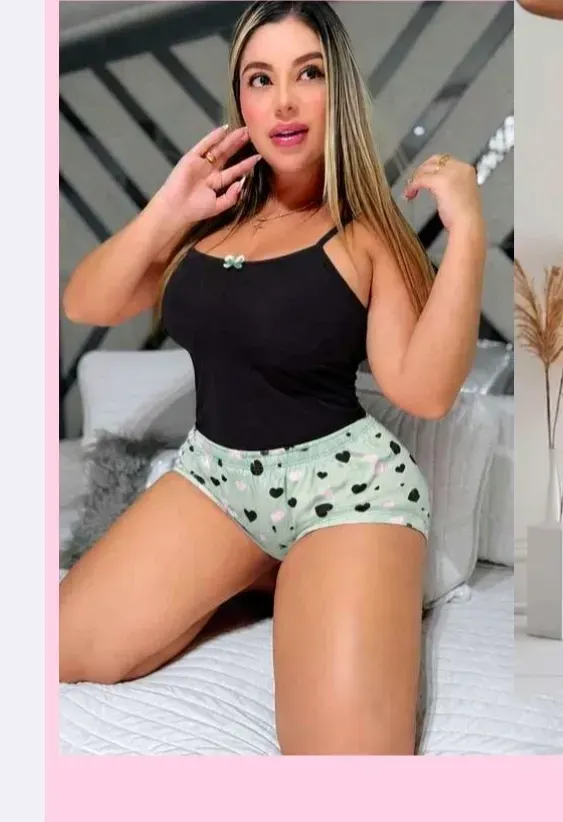 Pijama short tiras