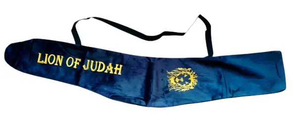 Bolsa de Terciopelo Bordado "Lion of Judah"