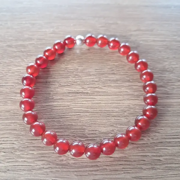 PULSERA CORNALINA
