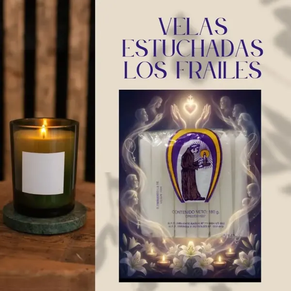 VELAS ESTUCHADAS LOS FRAILES #14 (180 GRAMOS)